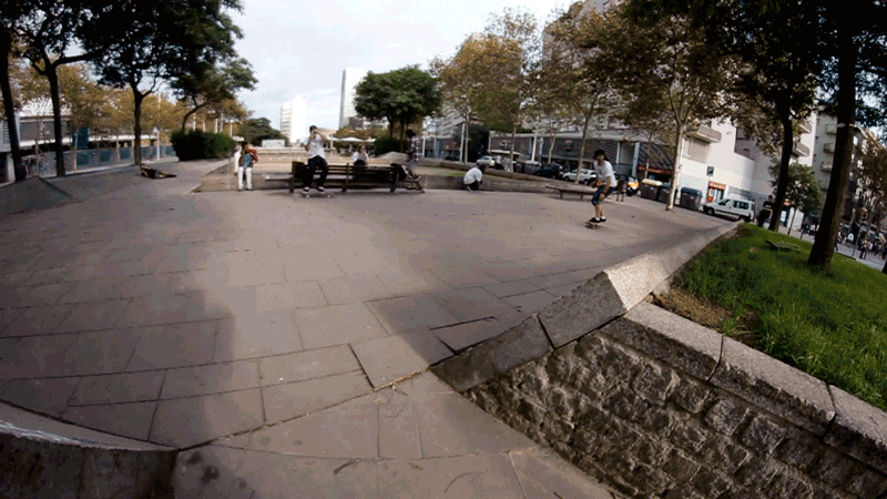 Mrtyn thomas flicknife clothing barcelona skateboarding