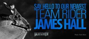 James Hall welcome to the team flicknife clothing